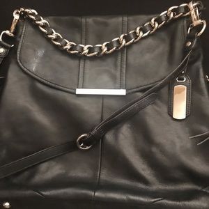 B. Makowsky Large Leather Satchel